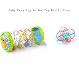 Inflatable Baby Crawling Roller Toy With Rattle And Ball